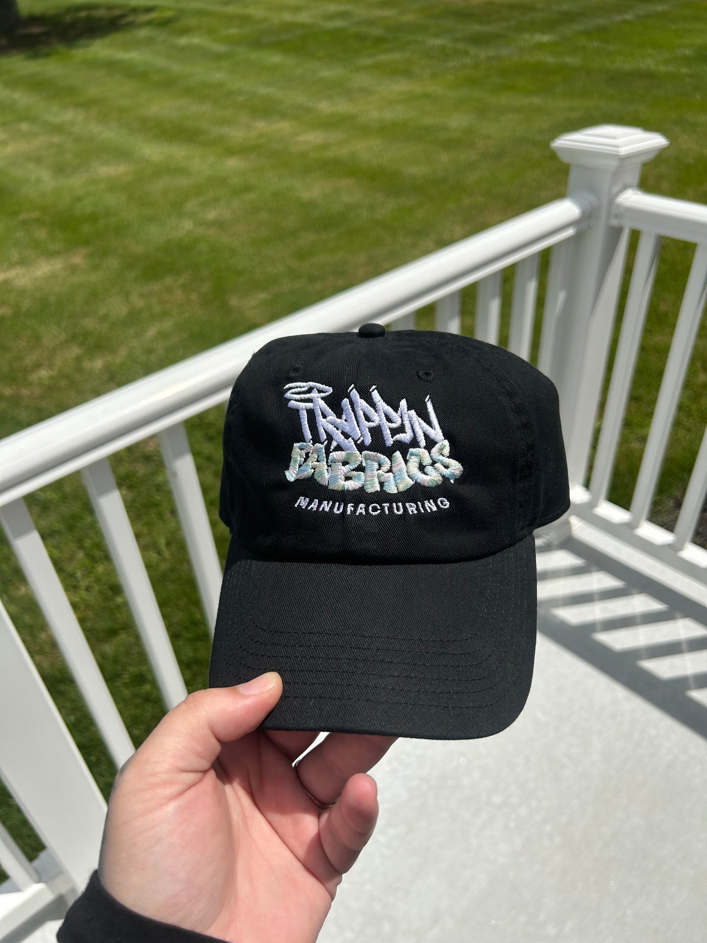 Trappin’ Fabrics Embroidered Dad Hat