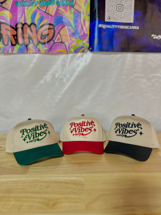 Positive Vibes Only Embroidered Hat