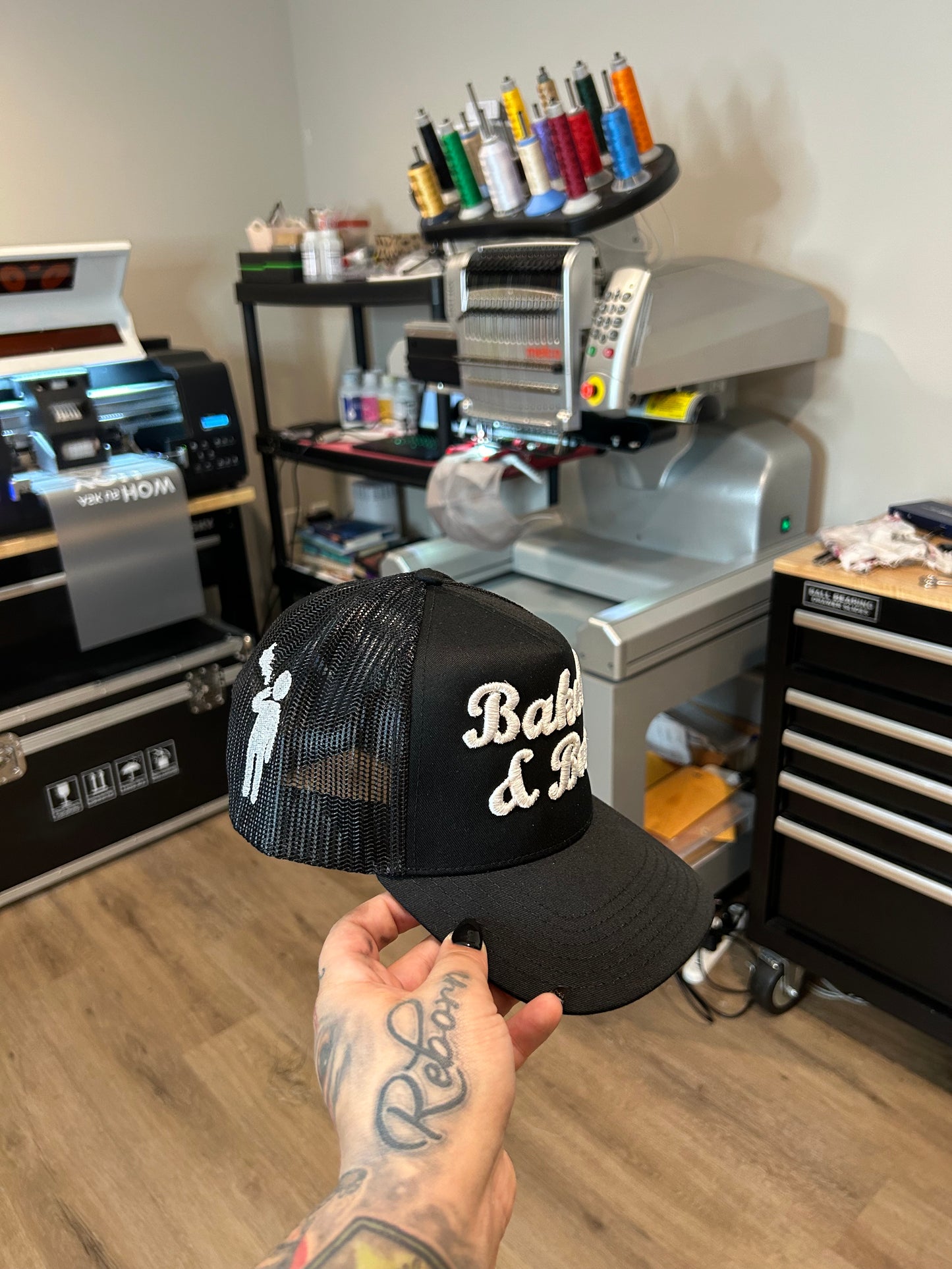 Baked&Busy Puff Embroidered Hat