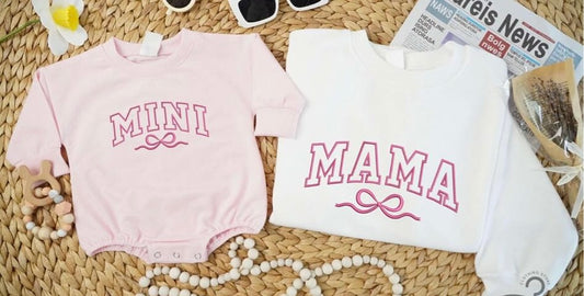 MAMA & MINI Embroidered Items