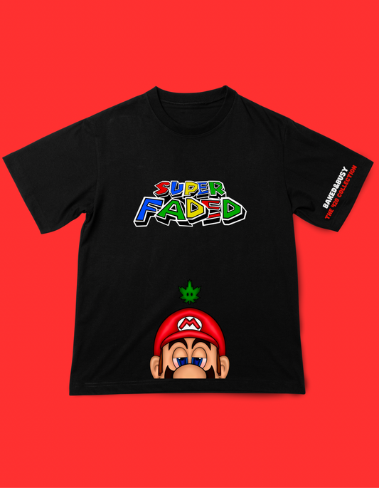 Super Faded Mario Graphic T